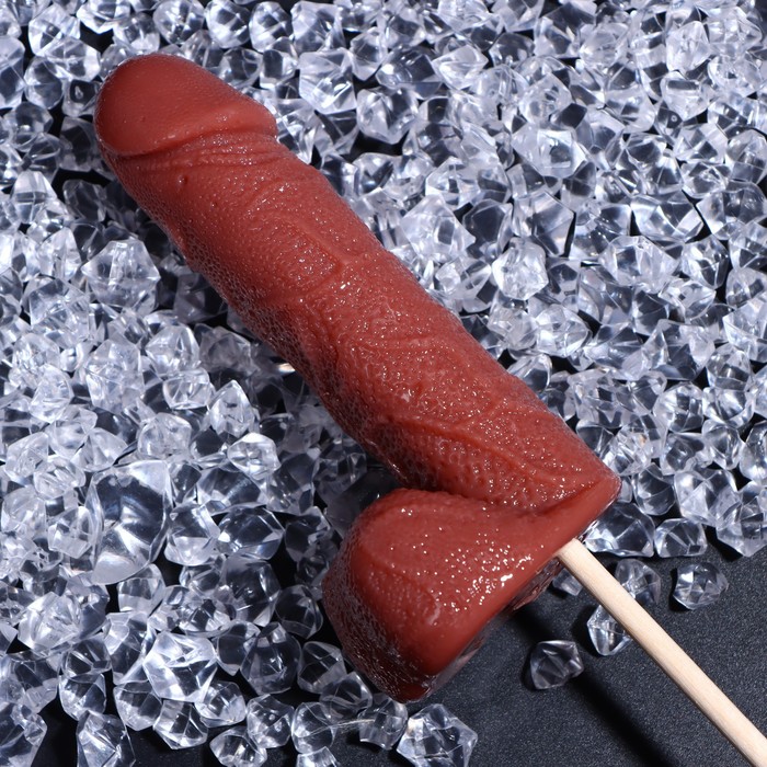 Карамель на палочке "Мега Мистер" пудровый, (18+), 120 г - Фото 1