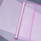 Пленка для цветов Розовая полоса, прозрачный, матовый, 58×10 м - Фото 4