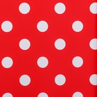 Пленка двухсторонняя «Горох крупный», 58×58 см, красный - Фото 3