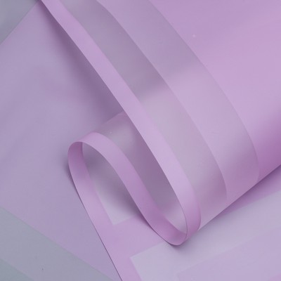 Пленка для цветов и букетов, 58 см×10 м, сиреневый