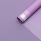 Пленка для цветов и букетов, 58 см×10 м, сиреневый - Фото 2