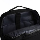 Рюкзак мужской на молниях, 3 наружных кармана, разъем для USB, крепление для чемодана, цвет тёмно-серый - Фото 7