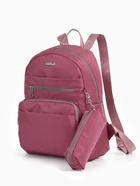 Рюкзак городской, с косметичкой, 5 карманов, бордовый - Фото 1