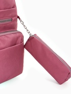 Рюкзак городской, с косметичкой, 5 карманов, бордовый - Фото 2