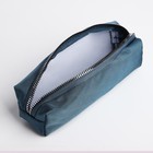 Рюкзак на молнии, 5 наружных карманов, пенал, цвет бирюзовый - Фото 7