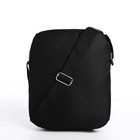 Рюкзак школьный на молнии, с USB, 4 наружных кармана, сумка, пенал, цвет чёрный - Фото 12