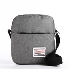 Рюкзак школьный на молнии, с USB, 4 наружных кармана, сумка, пенал, цвет серый - Фото 11