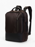 Рюкзак-сумка на молнии, 2 отдела, 2 кармана, размер 30×8×39, коричневый - Фото 1