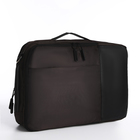Рюкзак-сумка на молнии, 2 наружных кармана, цвет коричневый - Фото 4