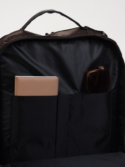 Рюкзак-сумка на молнии, 2 отдела, 2 кармана, размер 30×8×39, коричневый