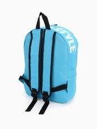 Рюкзак молодёжный на молнии, с карманами, размер 27×10×37.5 см, голубой - Фото 5