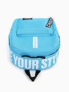 Рюкзак молодёжный на молнии, с карманами, размер 27×10×37.5 см, голубой - Фото 10