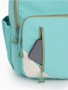 Рюкзак школьный на молнии, с отделами, карманами, размер 31×18×44 см, бирюзовый - Фото 6