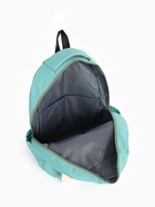 Рюкзак школьный на молнии, с отделами, карманами, размер 31×18×44 см, бирюзовый - Фото 11