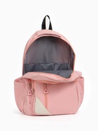 Рюкзак школьный на молнии, с отделами, карманами, размер 31×18×44 см, розовый - Фото 11