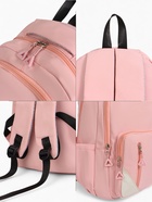 Рюкзак школьный на молнии, с отделами, карманами, размер 31×18×44 см, розовый - Фото 7