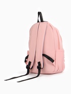 Рюкзак школьный на молнии, с отделами, карманами, размер 31×18×44 см, розовый - Фото 10