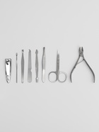 Набор маникюрный, 8 предметов, в футляре, бежевый - Фото 4