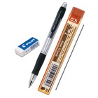 Набор PILOT механический карандаш с грифелями 0.5 мм и ластиком - фото 9853524