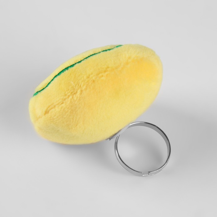 Игольница-кольцо «Лимон», 5 × 4,5 × 4 см, цвет жёлтый