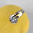 Игольница-кольцо «Лимон», 5 × 4,5 × 4 см, цвет жёлтый - Фото 3
