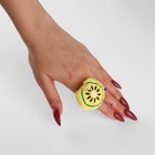 Игольница-кольцо «Лимон», 5 × 4,5 × 4 см, цвет жёлтый - Фото 4