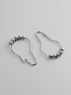 Крючок для штор с шариками, 7.5×4 см, 10 шт., цвет серебряный - Фото 3