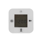 Будильник LB-24, таймер, температура, дата, будильник, подсветка, белый - Фото 3