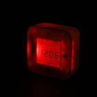 Будильник LB-24, таймер, температура, дата, будильник, подсветка, белый - Фото 5