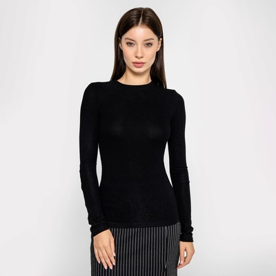 Лонгслив женский Mark Formelle, чёрный, размер 44