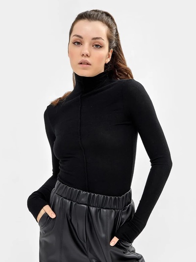 Водолазка женская Mark Formelle, размер 44, чёрная