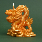 Свеча интерьерная «Дракон», золотая - фото 11450768