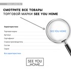 Свеча-столбик интерьерная, белая,  5,5х10 см - фото 25535911