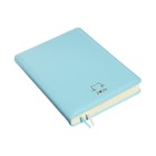 Ежедневник датированный 2024 A5 176 листов, deVENTE.I Love Cat, твёрдая обложка из искусственной кожи, тиснение фольгой, ляссе, кремовый блок 70 г/м², голубой - Фото 2