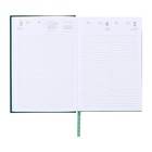 Ежедневник датированный 2025, А5, 168 листов, Attomex.Orion, твёрдая обложка с поролоном из бумвинила, ляссе, блок 70 г/м2, зелёный - Фото 11