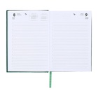 Ежедневник датированный 2025, А5, 168 листов, Attomex.Orion, твёрдая обложка с поролоном из бумвинила, ляссе, блок 70 г/м2, зелёный - Фото 12