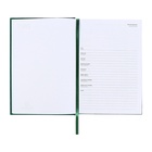 Ежедневник датированный 2025, А5, 168 листов, Attomex.Orion, твёрдая обложка с поролоном из бумвинила, ляссе, блок 70 г/м2, зелёный - Фото 5