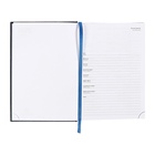 Ежедневник датированный Attomex.Orion, А5, 2025, твёрдая обложка из бумвинила с поролоном, 168 листов, синий 10115692