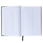 Ежедневник датированный 2024 года, А5, 176 листов, Attomex.Orion, обложка бумвинил, ляссе, блок 70 г/м2, чёрный - Фото 5