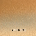 Ежедневник датированный 2025 года, А5, 176 листов, Attomex.Regent, обложка бумвинил, ляссе, блок 70 г/м2, золотой - фото 26533088