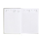 Ежедневник датированный 2025 года, А5, 176 листов, Attomex.Regent, обложка бумвинил, ляссе, блок 70 г/м2, серый - фото 27384710