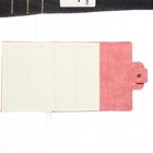 Ежедневник недатированный A5, 160 листов, deVENTE.Jesse, твёрдая обложка из искусственной замши с поролоном, ляссе, кремовый блок 70 г/м2, розовый - фото 23312219