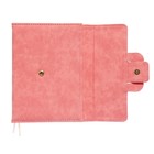Ежедневник недатированный A5, 160 листов, deVENTE.Jesse, твёрдая обложка из искусственной замши с поролоном, ляссе, кремовый блок 70 г/м2, розовый - фото 23312213