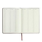 Еженедельник датированный 2024 года, A4, 64 листа, deVENTE.Emblem, твёрдая обложка из искусственной кожи с поролоном, ляссе, кремовый блок 70 г/м2, коричневый - фото 23473204