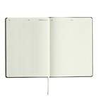 Еженедельник датированный 2024 года, A4, 64 листа, deVENTE.Emblem, твёрдая обложка из искусственной кожи с поролоном, ляссе, кремовый блок 70 г/м2, коричневый - фото 23473206