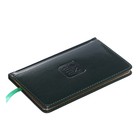 Планинг карманный датированный 2024 года, 155 х 95 мм, 64 листа, deVENTE.Bravo, твёрдая обложка из искусственной кожи, белый блок 70 г/м2, зелёный - фото 24366008