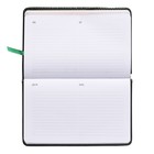 Планинг карманный датированный 2024 года, 155 х 95 мм, 64 листа, deVENTE.Bravo, твёрдая обложка из искусственной кожи, белый блок 70 г/м2, зелёный - фото 24366018