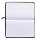 Планинг карманный датированный 2024 года, 155 х 95 мм, 64 листа, deVENTE.Bravo, твёрдая обложка из искусственной кожи, белый блок 70 г/м2, синий - фото 24366030