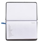 Планинг карманный датированный 2024 года, 155 х 95 мм, 64 листа, deVENTE.Bravo, твёрдая обложка из искусственной кожи, белый блок 70 г/м2, синий - фото 24366023