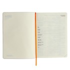 Ежедневник датированный 2024 A5 176 листов, deVENTE.Nobile, мягкая обложка из искусственной кожи, ляссе, кремовый блок 70 г/м2, оранжевый - фото 24320283